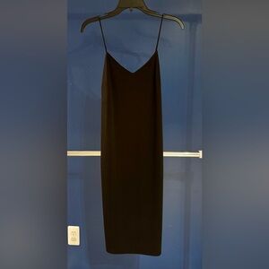 Express Black Strapless-Look Slip Dress